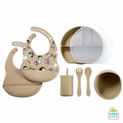 Baby Silicone Feeding Set - Forest Friends