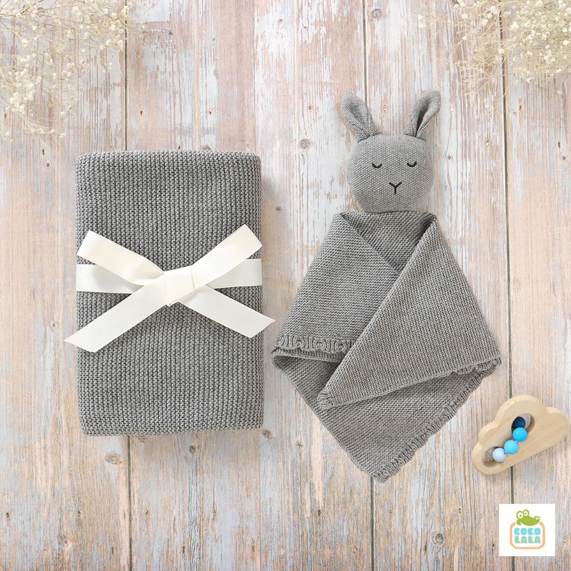 NINI NANA Blanket Set- Gray