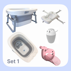 (FOR PREORDER) Bath Essentials Set in Gray