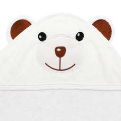 Snuggabear Bamboo Hooded Towel w/ Wash Cloth (Brown) *Personalization Available*