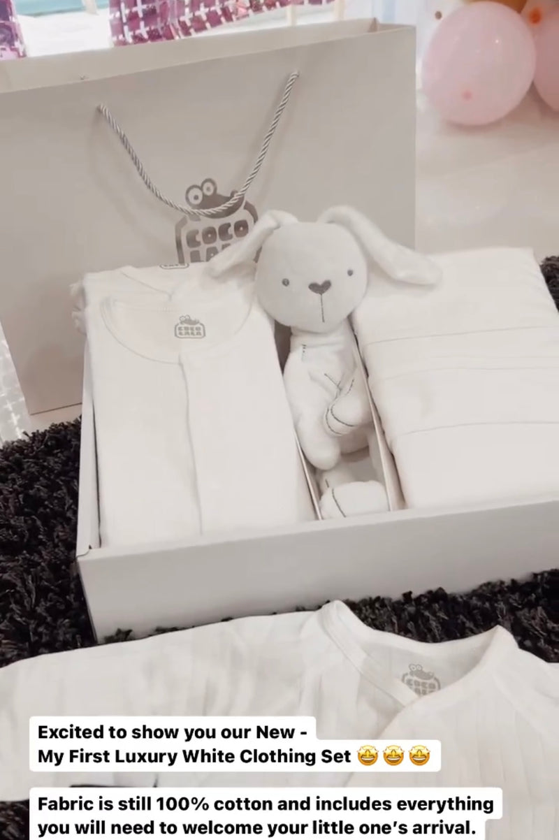 My First - Lux White Clothing Gift Set