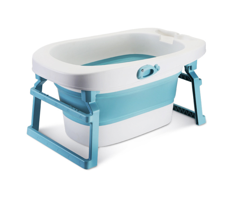 Baby Foldable Bathtub (Blue)