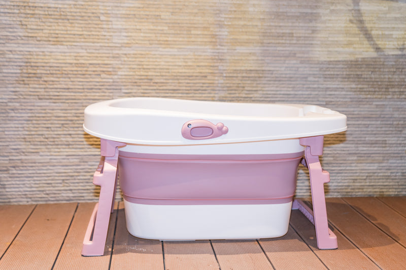 Baby Foldable Bathtub (Pink)