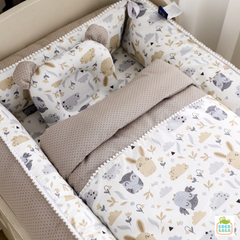 Reversible 3pc Babynest- Into the Forest