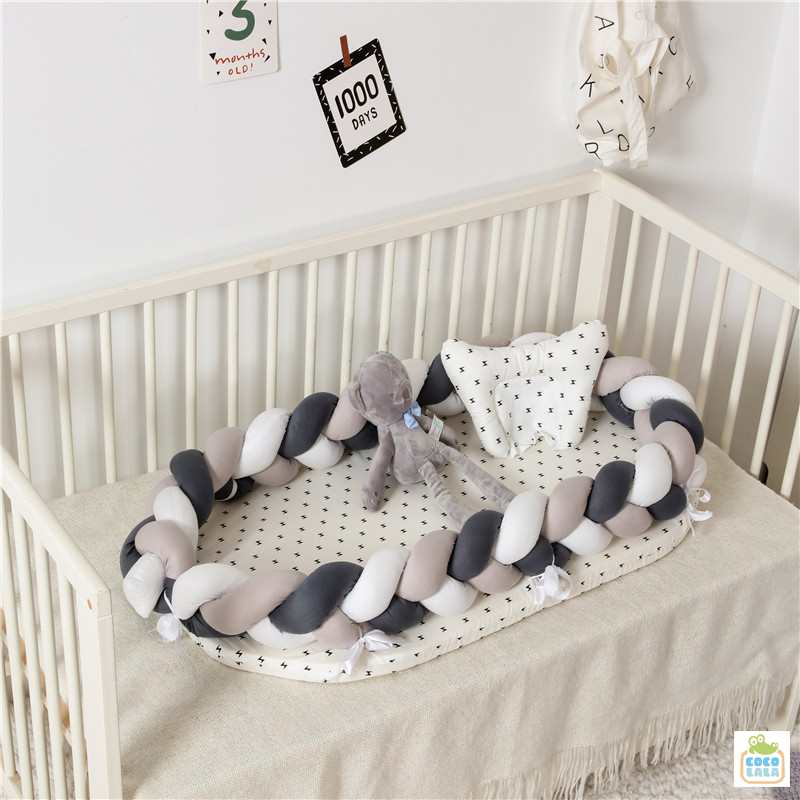 Double braided crib bumper deals